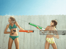 Water Fight Bikini GIF