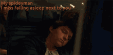 My Spideyman Falling Asleep GIF - My Spideyman Falling Asleep Olliebear GIFs