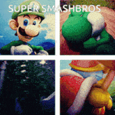 Luigi Yoshi And Link GIF - Luigi Yoshi And Link GIFs