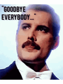 Freddie Mercury Freddie Mercury Goodbye GIF - Freddie Mercury Freddie Mercury Goodbye GIFs