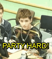 Kris Partying Hard!! GIF - Kpop Exo Kris GIFs