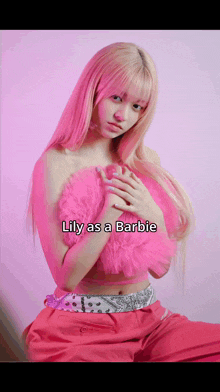 Lily Barbie Lily Nmixx GIF