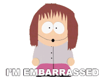 Im Embarrassed Shelly Marsh Sticker - Im Embarrassed Shelly Marsh South Park Stickers
