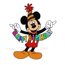 Birthday Disney GIF - Birthday Disney Mickey GIFs
