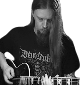Playing Guitar Benighted Sticker - Playing Guitar Benighted Season Of Mist Stickers