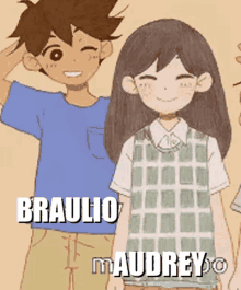 Braulio And Audrey Braudrey GIF - Braulio And Audrey Braudrey Mari And Hero GIFs