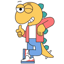 skater dinos okay ok thumbs up great skater dinos okay ok thumbs up great