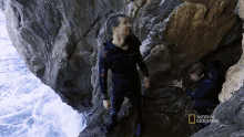 Getting Out Of The Cave Armie Hammer GIF - Getting Out Of The Cave Armie Hammer Armie Hammer Ascends From An Underground Cave GIFs