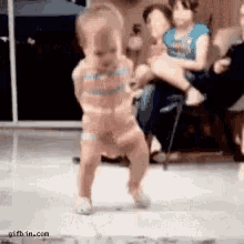 baby dancing stanky leg hilarious laughing