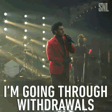 Im Going Through Withdrawals The Weeknd GIF - Im Going Through Withdrawals The Weeknd Saturday Night Live GIFs