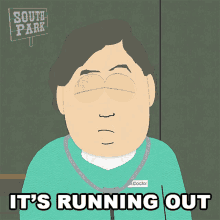 its running out doctor south park s6e15 the biggest douche in the universe