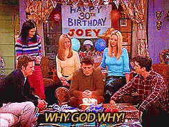 Joey Tribbiani Birthday GIF - Joey Tribbiani Birthday Friends GIFs