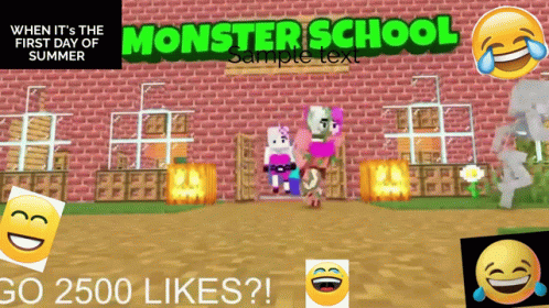 School Monster School GIF - School Monster School Minecraft - Discover & Share GIFs School Monster School GIF - School Monster School Minecraft - Discover & Share GIFs