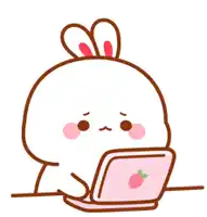 a cartoon character with chinese writing on it is holding a tablet