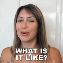 What Is It Like Tracy Kiss GIF - What Is It Like Tracy Kiss How Is It GIFs
