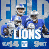 Detroit Lions (9) Vs. Seattle Seahawks (14) Second Quarter GIF - Nfl National Football League Football League GIFs