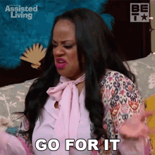 Go For It Leah GIF - Go For It Leah Assisted Living GIFs