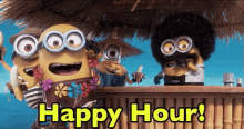 Happy Hour GIF - Happy Hour Minions GIFs