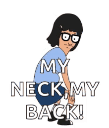 cartoon dance twerk my neck my back