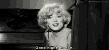 Goodnight Honey GIF - Goodnight Honey Marilyn Monroe GIFs