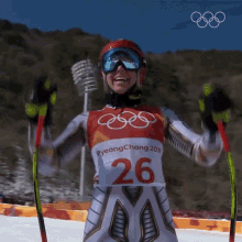 Gold Medal Winner Ester Ledecka GIF - Gold Medal Winner Ester Ledecka Winter Olympics2022 GIFs