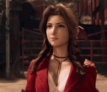 Jrpg Aerith GIF - Jrpg Aerith I Cant Do That GIFs
