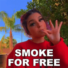 Smoke For Free Ashleybtw GIF - Smoke For Free Ashleybtw Free Puff GIFs