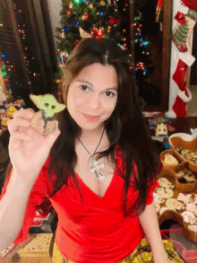Baby Yoda Cookie GIF - Baby Yoda Cookie Christmas GIFs