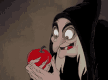 wicked witch disney apple snow white