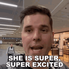 She Is Super Super Excited Dave Crosby GIF