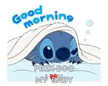 Good Morning Stitch GIF - Good Morning Stitch Bed GIFs