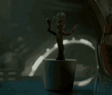 Baby Groot Guardians Of The Galaxy GIF - Baby Groot Guardians Of The Galaxy Waving GIFs