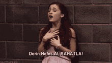 Rahatla GIF - Ariana Grande Ariana Grande GIFs