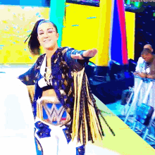 bayley entrance wwe smack down womens champion hell in a cell