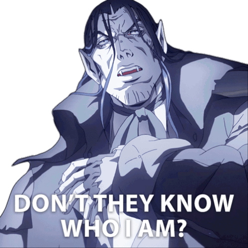 Dont They Know Who I Am Varney Sticker - Dont They Know Who I Am Varney Castlevania Stickers