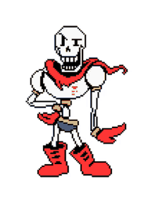 look away idle pixel skeleton hand on hip