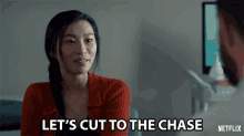 Lets Cut To The Chase Amanda Zhou GIF
