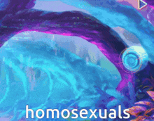 a colorful background with the word homosexuals on it