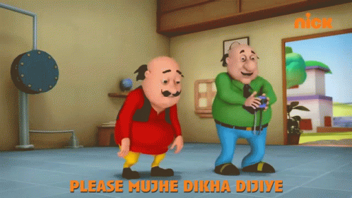 Please Mujhe Dikha Dijiye Motu GIF - Please Mujhe Dikha Dijiye Motu Dr  Jhatka - Discover & Share GIFs