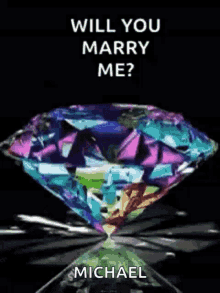 proposed diamonds sparkles glitter will you marry me