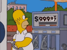 Gas Prices Petrol Station GIF - Gas Prices Petrol Station Homer Simpson GIFs