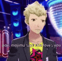 Mojima Persona5 GIF - Mojima Persona5 Mojima Loves You GIFs