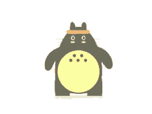 Totoro Está Calentando Para Estar Sano GIF - Saludable Ejercicio Saltar GIFs