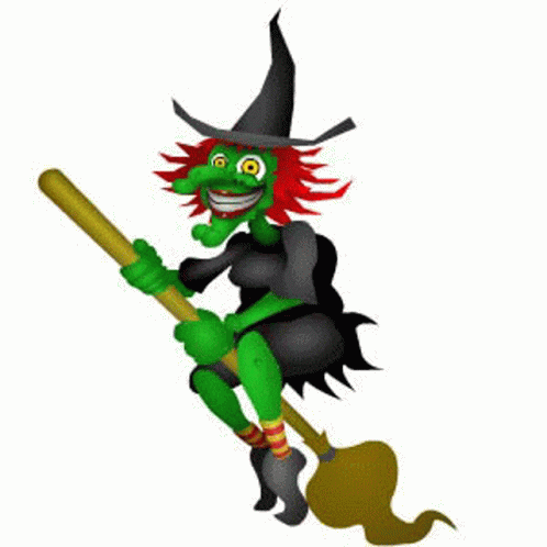 Witch Broom GIF - Witch Broom Cartoon - Discover & Share GIFs
