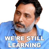 We'Re Still Learning Neeraj Pandey Sticker - We'Re Still Learning Neeraj Pandey Pinkvilla Stickers
