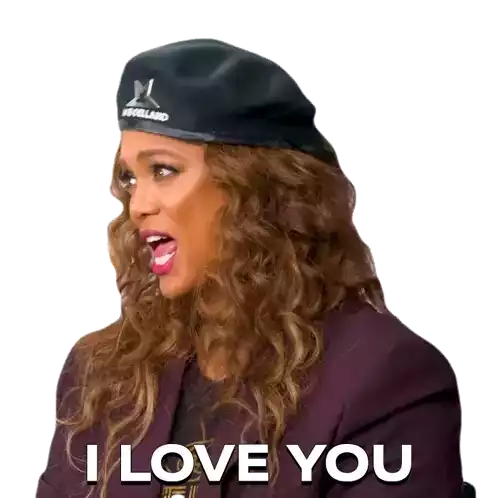 I Love You Tyra Banks Sticker - I Love You Tyra Banks Good Housekeeping Stickers