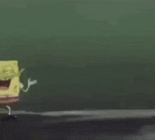 patrick star and spongebob squarepants are standing next to each other and talking .