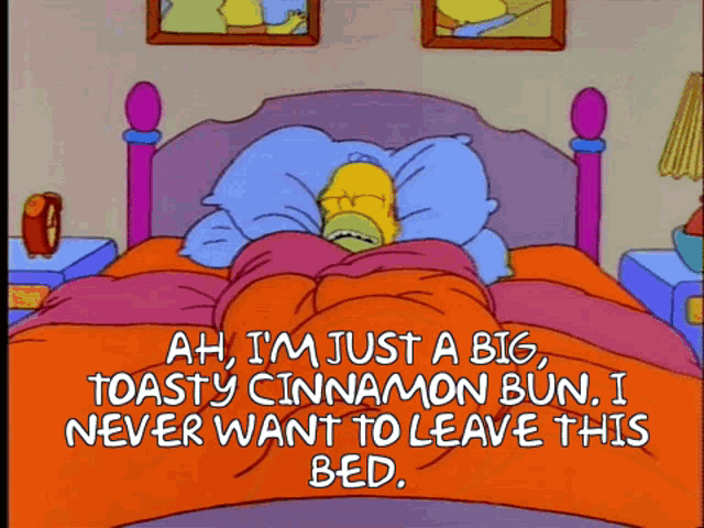 Homer Cinnamon GIF - Homer Cinnamon Bed GIFs