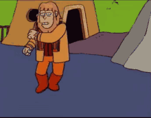 Simpsons Dr. Zaius Breakdance GIF