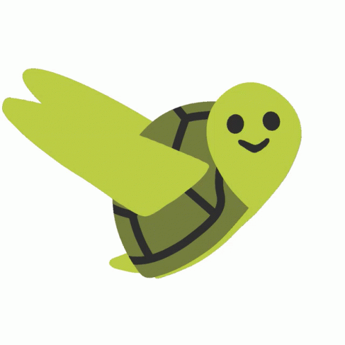 turtle and bird emoji